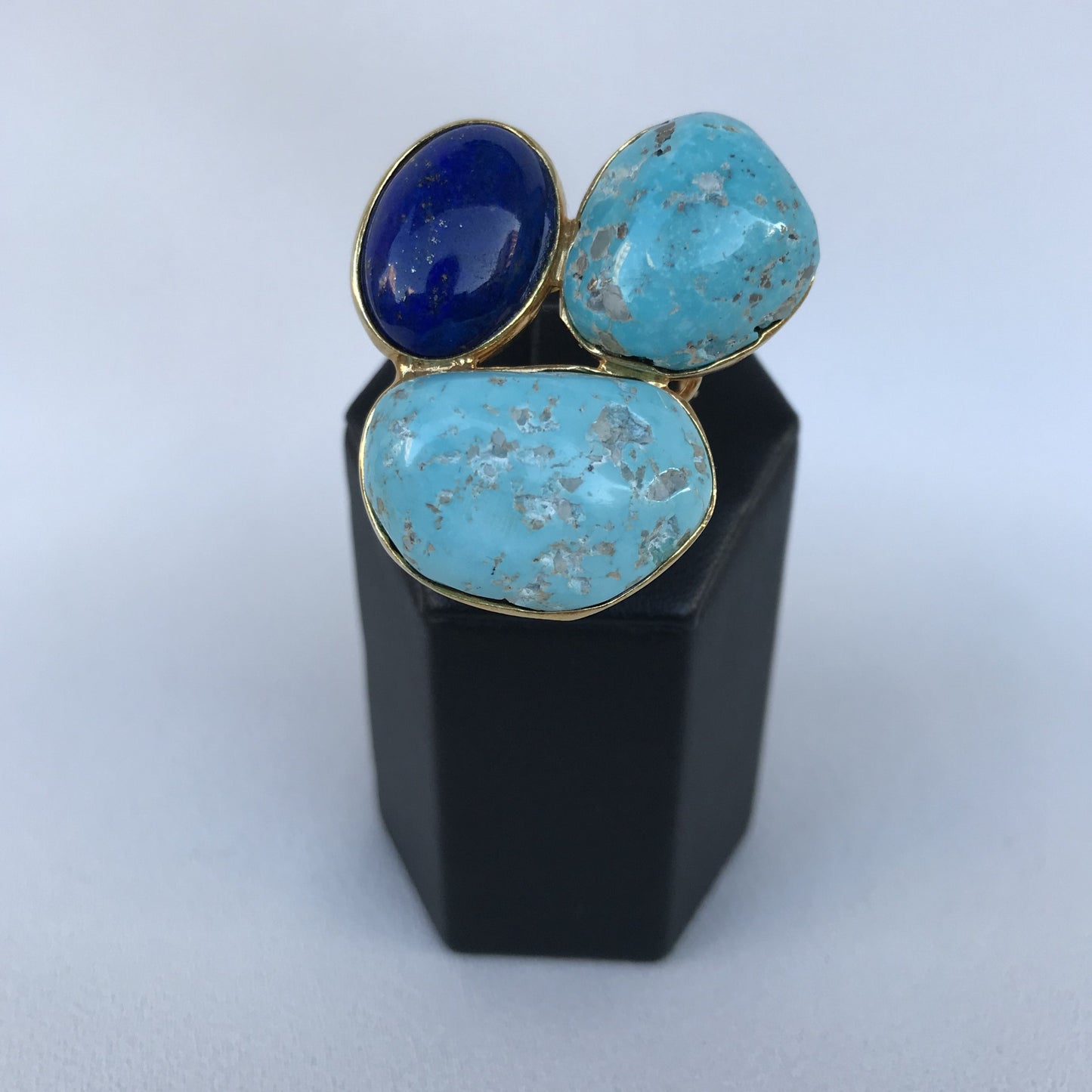 Anello con Lapislazzuli e Turchese