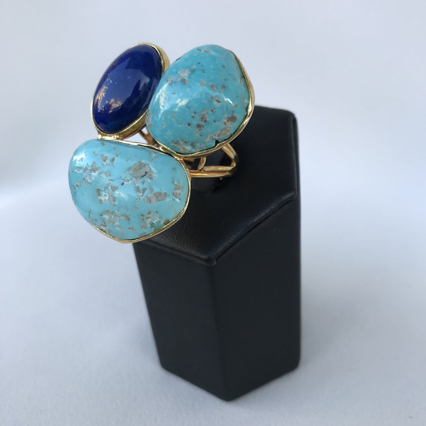 Anello con Lapislazzuli e Turchese