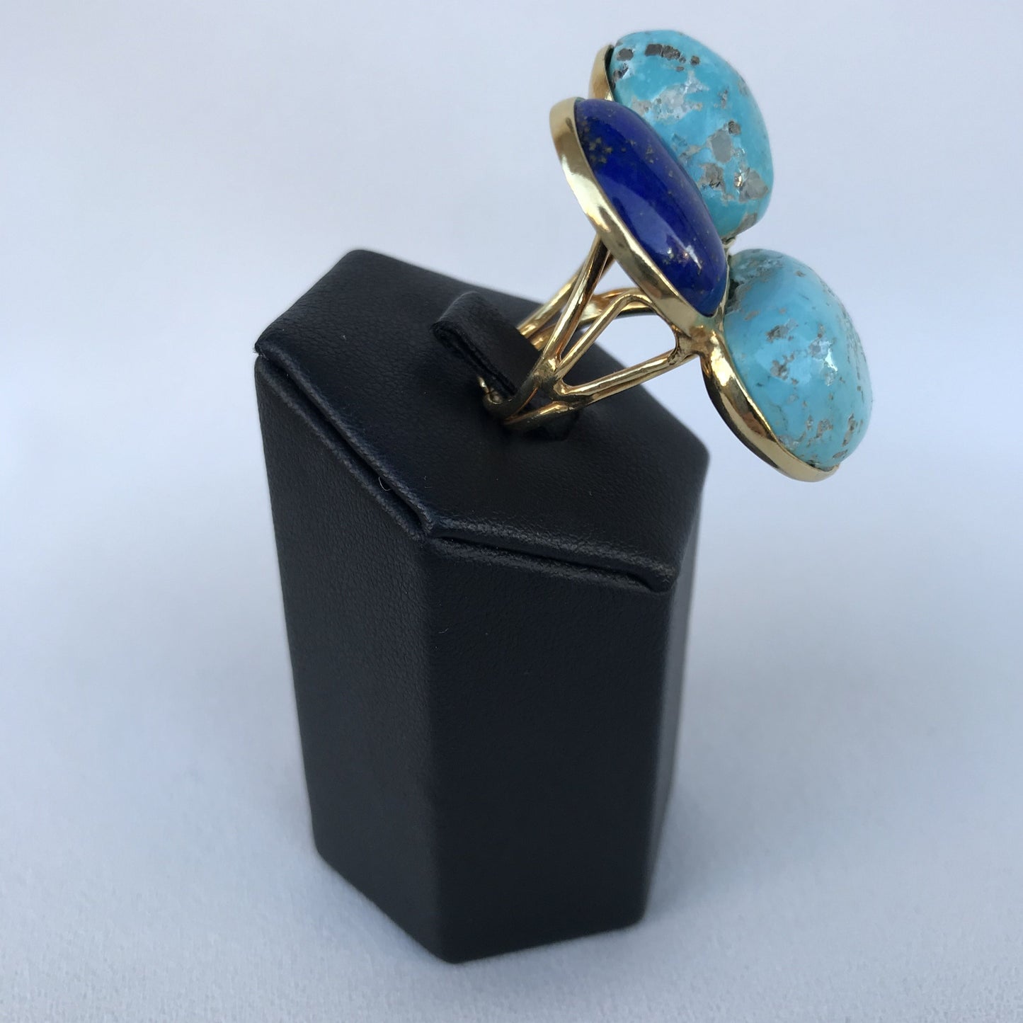 Anello con Lapislazzuli e Turchese