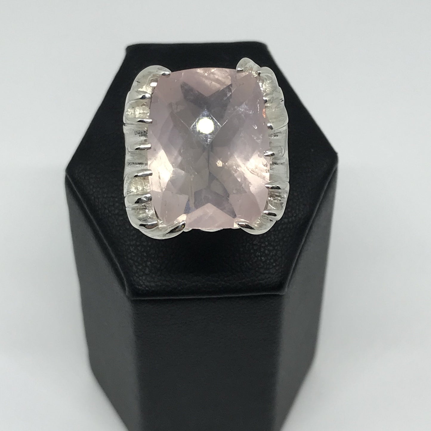 Anello con Quarzo Rosa