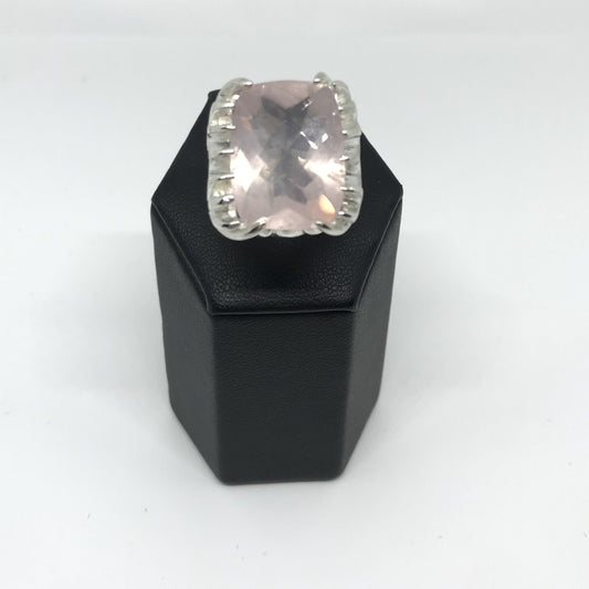 Anello con Quarzo Rosa