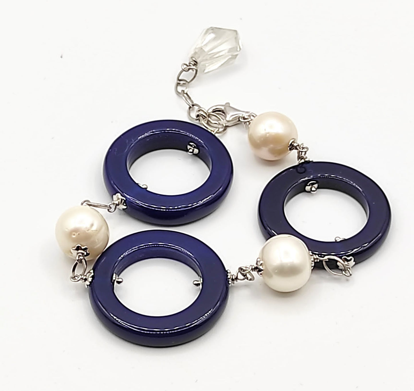 Bracciale Creola e Agata Blu