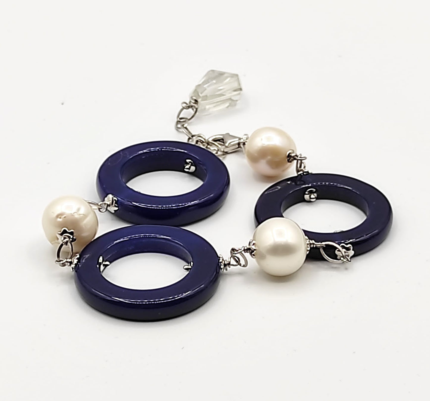 Bracciale Creola e Agata Blu