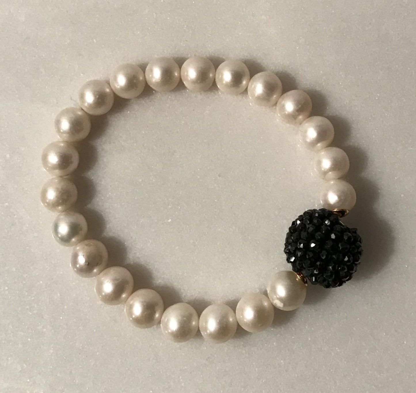 Bracciale Perle con Boulle Spinello