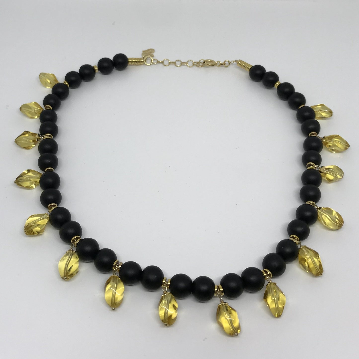 Girocollo Onice Satinato Charms Citrino