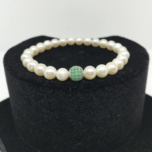 Bracciale Perle e Zirconi